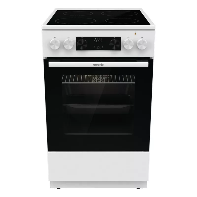 Gorenje GEC 5C41 WG Vabaltseisev elektripliit – valge, 50 cm, 70 L, 9 funktsiooni