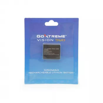 GoXtreme 1050mAh 3.7V liitium-ioon aku GoXtreme Vision DUO action kaamerale