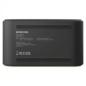 GP akulaadija B361 4 kanaliga, 2600 mAh, 2,8 V, must, EU