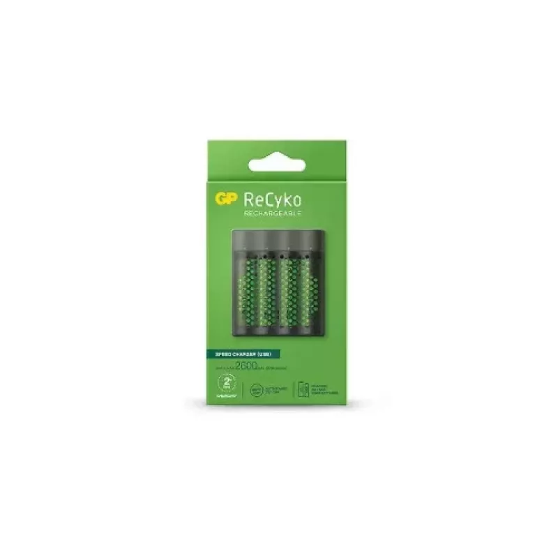 GP Akulaadija M451 koos 4x AAA laetava akuga 2700 mAh 1,2 V must EU