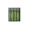 GP Akulaadija M451 koos 4x AAA laetava akuga 2700 mAh 1,2 V must EU