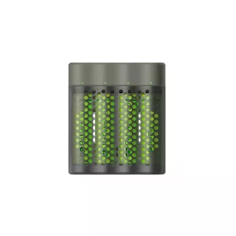 GP Akulaadija M451 koos 4x AAA laetava akuga 2700 mAh 1,2 V must EU