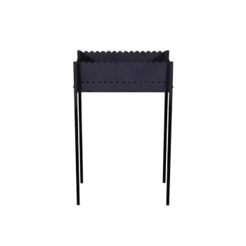 GR-016 Söegrill 440x270x760 mm 2 mm teras must