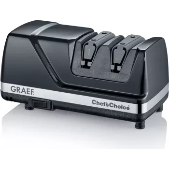 Graef CX 110 (CX110DE) elektriline noateritaja – 60W, 2-astmeline teemant ja keraamika, must