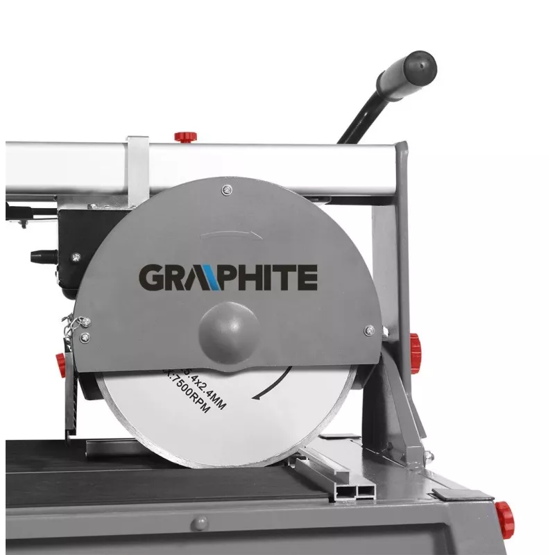 Graphite 59G892 elektriline pliidilõikur 1500W, 250mm ketas, 1200mm lõikepikkus, laud 1230x460mm