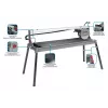 Graphite 59G892 elektriline pliidilõikur 1500W, 250mm ketas, 1200mm lõikepikkus, laud 1230x460mm