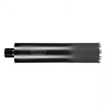 GRAPHITE teemant-aukpuur 58G540 puurimisseadmele 102 mm x 450 mm, 9 segmenti, M22 keere