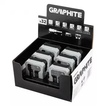 GRAPHITE vitriinkarp 6 x 56T557 32-osaline otsikukomplekt magnetilise hoidikuga