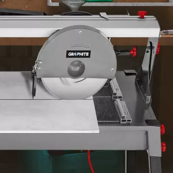 GRAPHITE TOP-59G891 Käsitsi plaatide lõikur 600 mm volframkarbiidist kettaga