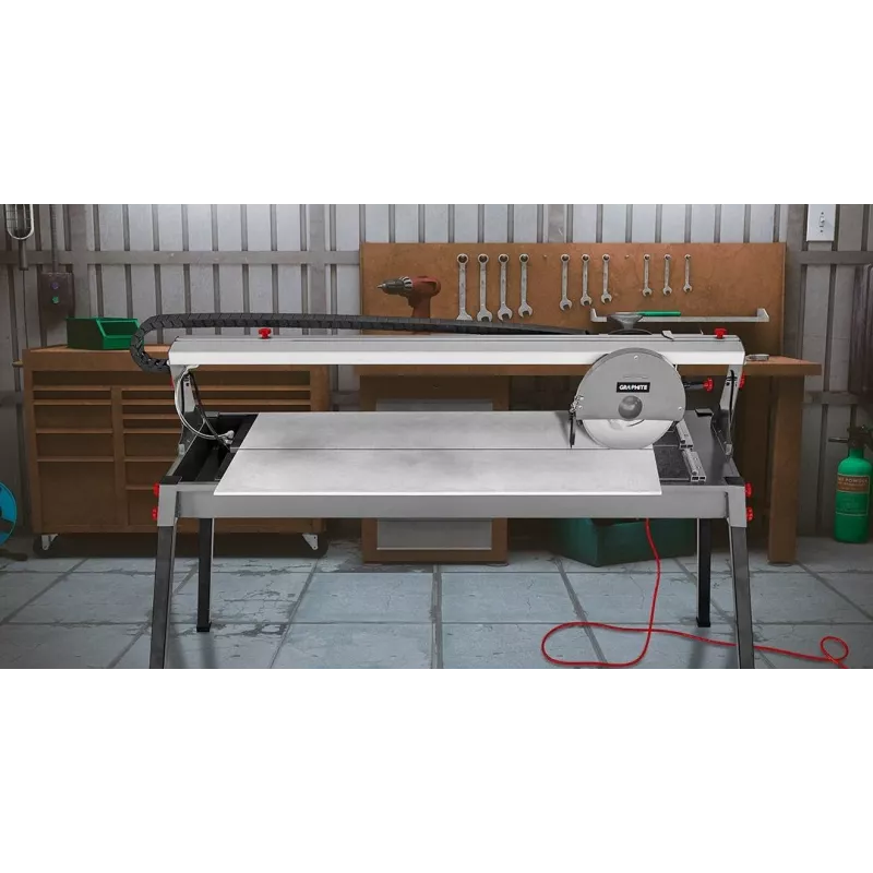 GRAPHITE TOP-59G891 Käsitsi plaatide lõikur 600 mm volframkarbiidist kettaga