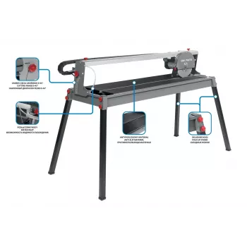 GRAPHITE TOP-59G891 Käsitsi plaatide lõikur 600 mm volframkarbiidist kettaga