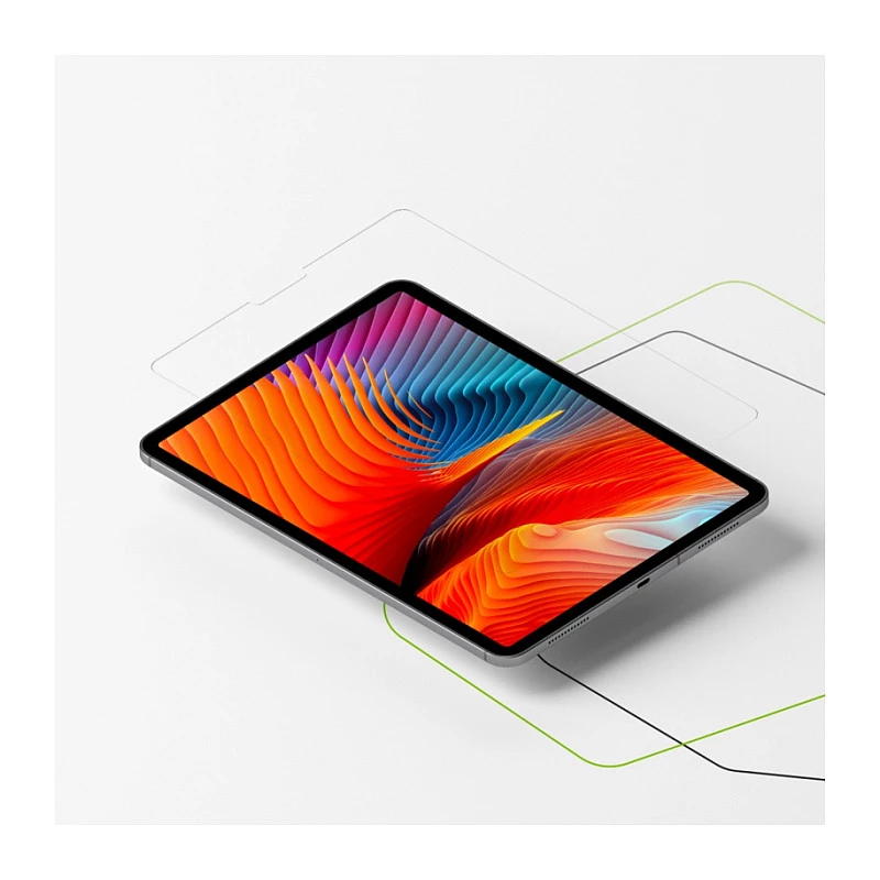 Green Cell GC Clarity ekraanikaitse iPad 7 10.2 (2019) jaoks – ülikirgas PET-kile, kriimustuskindel, mullivaba