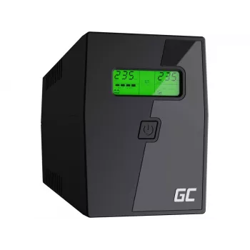 Green Cell Power Proof UPS 600VA / 360W line-interaktiivne torn (2x Schuko, USB, AVR)