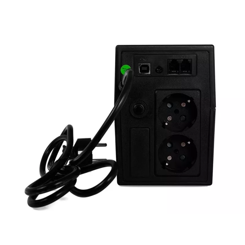 Green Cell Power Proof UPS 600VA / 360W line-interaktiivne torn (2x Schuko, USB, AVR)