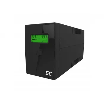 Green Cell Power Proof UPS 600VA / 360W line-interaktiivne torn (2x Schuko, USB, AVR)