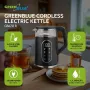 GREENBLUE Juhtmevaba veekeetja GB670 B 1.7L 2200W Must/Hõbe