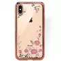 GreenGo Apple iPhone XS Max Tagakaas Lill Roosakuldne