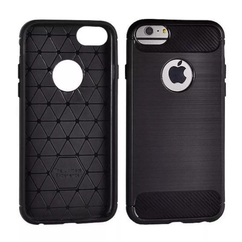 GreenGo Nokia 3.1 Plus Tagakaas Carbon Black
