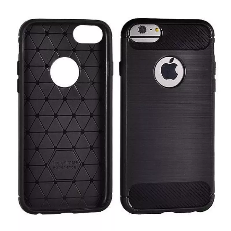 GreenGo Samsung Galaxy S10e Silicone Case Black