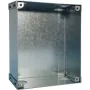 Grothe 55883 tsingitud terasest elektriühenduskarpl IP44 pealepandav 8 eelpressitud avaga 100x100x50mm