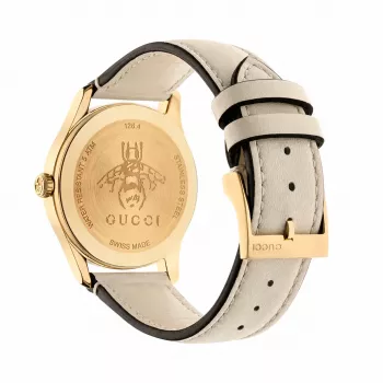 GUCCI G-Timeless naiste kell YA1264128 38mm Šveitsi kvarts roostevaba teras hõbedane sihverplaat