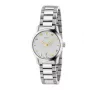 Gucci G-Timeless naistekell YA126572A 27mm roostevaba teras, hõbedane sihverplaat, teemant-tunnimarkerid, Šveitsi kvarts