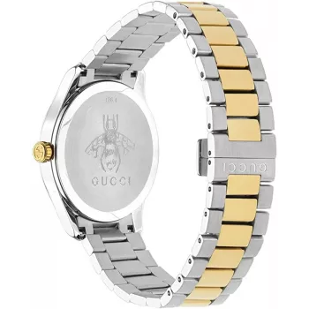 GUCCI G-Timeless meeste kvartskell YA1264075 38mm roostevaba teras must sihverplaat