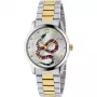 GUCCI G-Timeless meeste kvartskell YA1264075 38mm roostevaba teras must sihverplaat