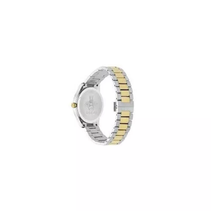 Gucci G-Timeless meeste käekell YA1264074 38mm roostevabast terasest hõbedase sihverplaadiga