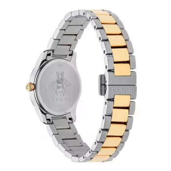 GUCCI G-Timeless naiste käekell YA126596 27mm roostevaba teras, hõbedane sihverplaat