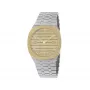 GUCCI G-Timeless naiste käekell YA163403 34mm roostevabast terasest hõbedane päikesepoleeritud sihverplaat
