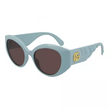 GUCCI GG0809S-004 Naiste päikeseprillid - Must atsetaatraam, hallid läätsed, 51 mm
