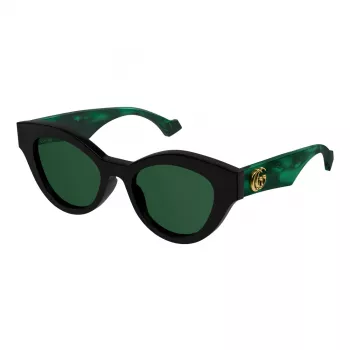 Gucci naiste päikeseprillid GG0957S-001 must ruudukujuline raam hall lääts 54mm