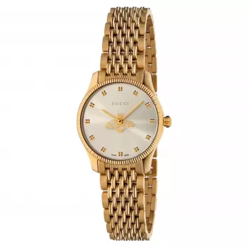 Gucci YA1265021 Naiste 29mm Roostevabast Terasest Šveitsi Kvartskell