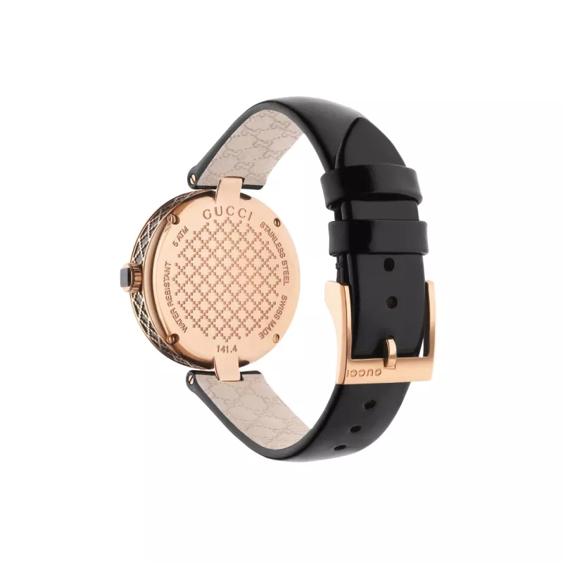 GUCCI YA141401 Naiste Šveitsi kvartskell 32mm roostevabast terasest võrk