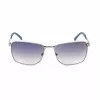 GUESS GF00018-6008C meeste ristkülikukujulised päikeseprillid - must raam, hallid toonitud läätsed, UV400