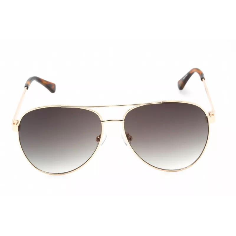 GUESS GF0251-32P Meeste ruudukujulised Havana päikeseprillid pruunide gradientklaasidega