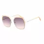 GUESS GF0410-5933F Naiste päikeseprillid - Läikiv must raam, gradient suitsuläätsed, 59 mm
