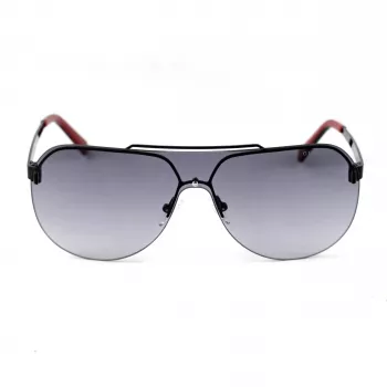 GUESS GF5053-0001B meeste ristkülikukujulised päikeseprillid - must raam, suitsuläätsed