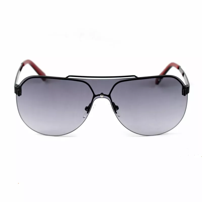 GUESS GF5053-0001B meeste ristkülikukujulised päikeseprillid - must raam, suitsuläätsed