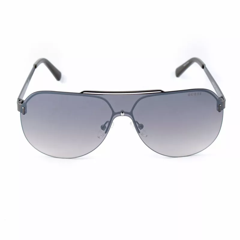GUESS GF5053-0008F Meeste kandilised päikeseprillid - must raam, suitsuläätsed 58mm