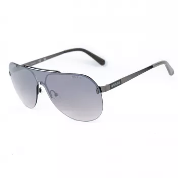 GUESS GF5053-0008F Meeste kandilised päikeseprillid - must raam, suitsuläätsed 58mm