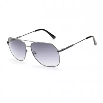 GUESS GF5079-6108B Meeste kandilised päikeseprillid - Läikiv must raam, suitsugradientläätsed, 61 mm