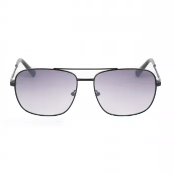 GUESS GG2114S-01B meeste päikeseprillid, must ruudukujuline raam, hall gradientlääts, 60 mm