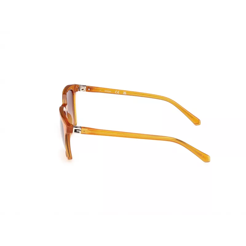 GUESS Men's Rectangular Sunglasses GU00170-5344F Havana Brown 53mm