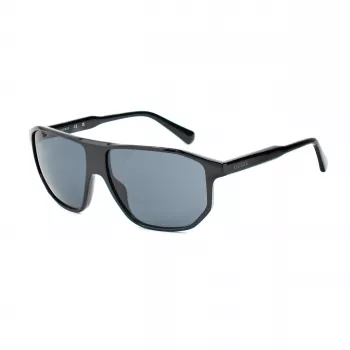 Guess meeste päikeseprillid GF00010-6101A - Läikiv must atsetaatraam, suitsused läätsed, UV400 kaitse