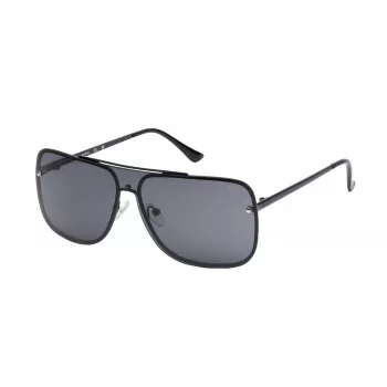 GUESS Meeste Päikeseprillid GO00053-0001A Ristkülikukujuline Must Raam Suitsuläätsed 57mm