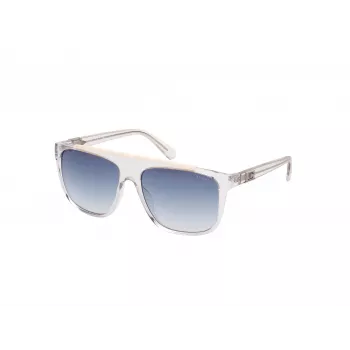 GUESS meeste päikeseprillid GU00123-5826W - ruudukujuline tume Havana raam, pruunide gradientklaasidega, 58/16/140 mm