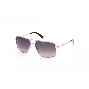 GUESS Meeste Päikeseprillid GU00167-6032W Must Raam Hallid Läätsed 60/14/140 mm