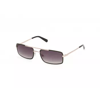 GUESS meeste päikeseprillid GU00168-5897P Must ristkülikukujulised polariseeritud 58mm